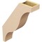 Ekena Millwork 5-inch W x 18-inch D x 24-inch H Funston Rough Cedar Woodgrain TimberThane Knee Brace, Primed BRCUR05X18X24FSTRCPR - alternate 2
